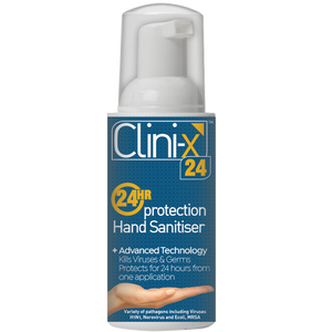 Clini-X 24, 24 hour Protection against Covid, 250ml, Foaming
