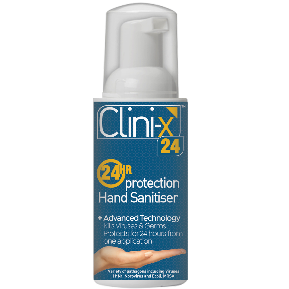 Clini-X 24, 24 hour Protection against Covid, 250ml, Foaming