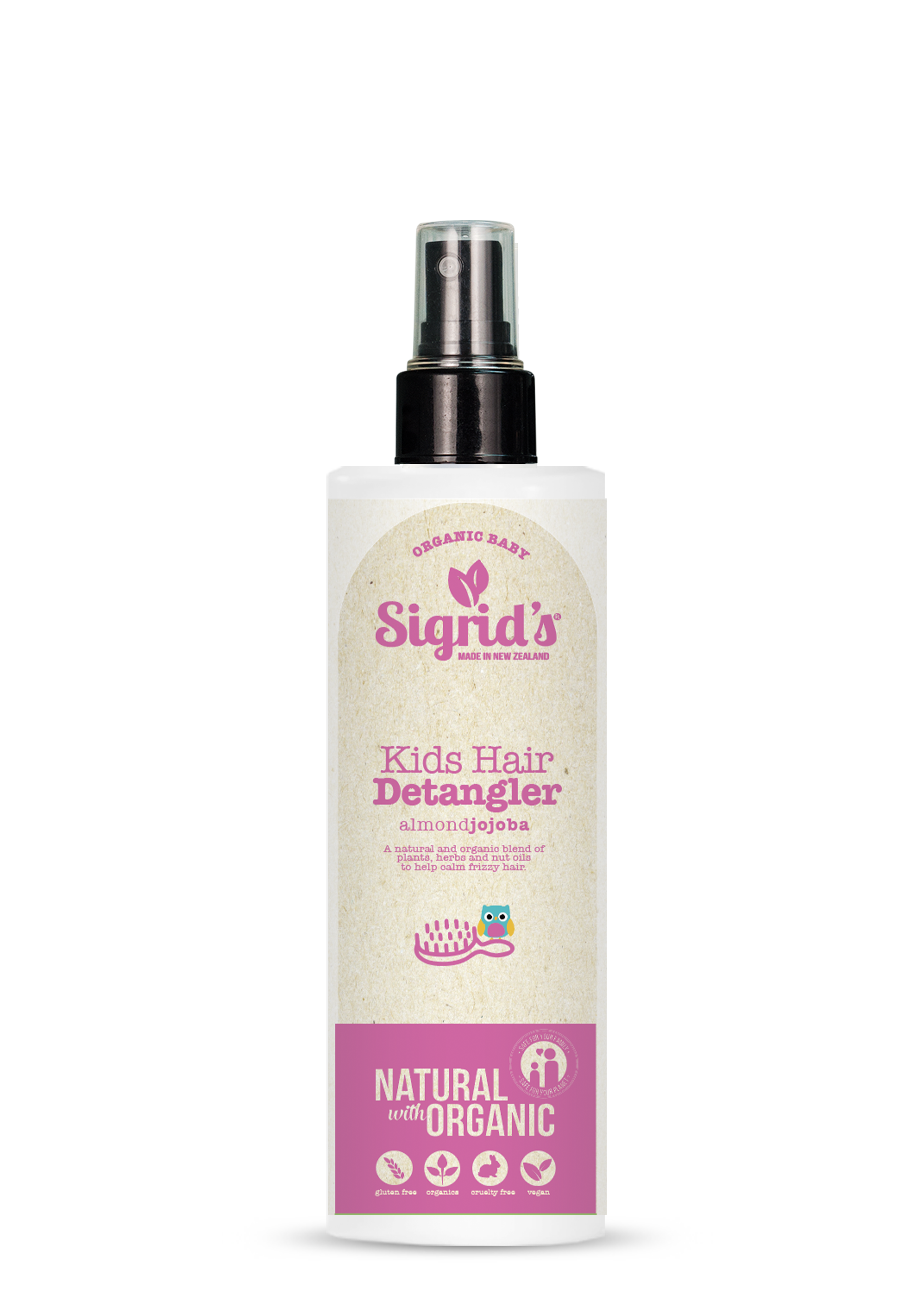 Sigrid's, Natural and Organic Kids Hair Detangler, 250ml