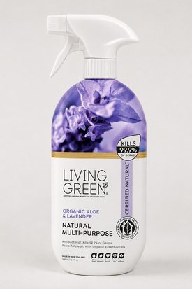 Multi-purpose Cleaner.  Certified Natural with Organic Organic Aloe & Lavender.