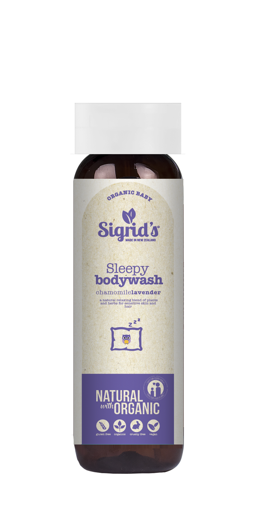 Sigrid's, Natural and Organic Sleepy Body wash, 450ml