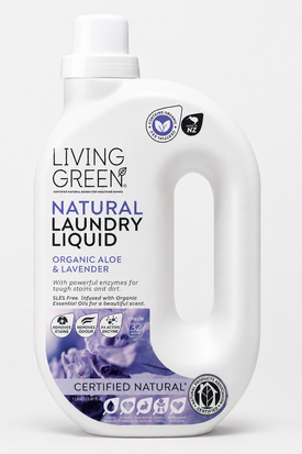 Laundry Liquid. Certified Natural with Organic Lavender and Aloe Vera, 1L