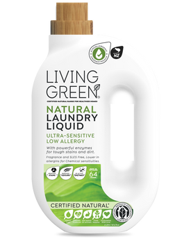 Laundry Liquid. Certified Natural, Ultra-Sensitive and Low Allergy, 2L.