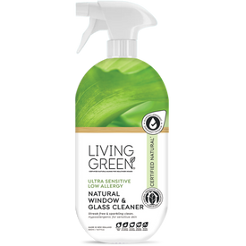 Glass and Surface Cleaner. Certified Natural Ultra Sensitive, Low Allergy.