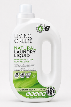 Laundry Liquid. Certified Natural, Ultra-Sensitive and Low Allergy, 1L.