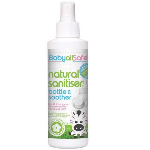 BabyAllSafe, Natural Baby Bottles & Soothers Sanitiser, 250ml